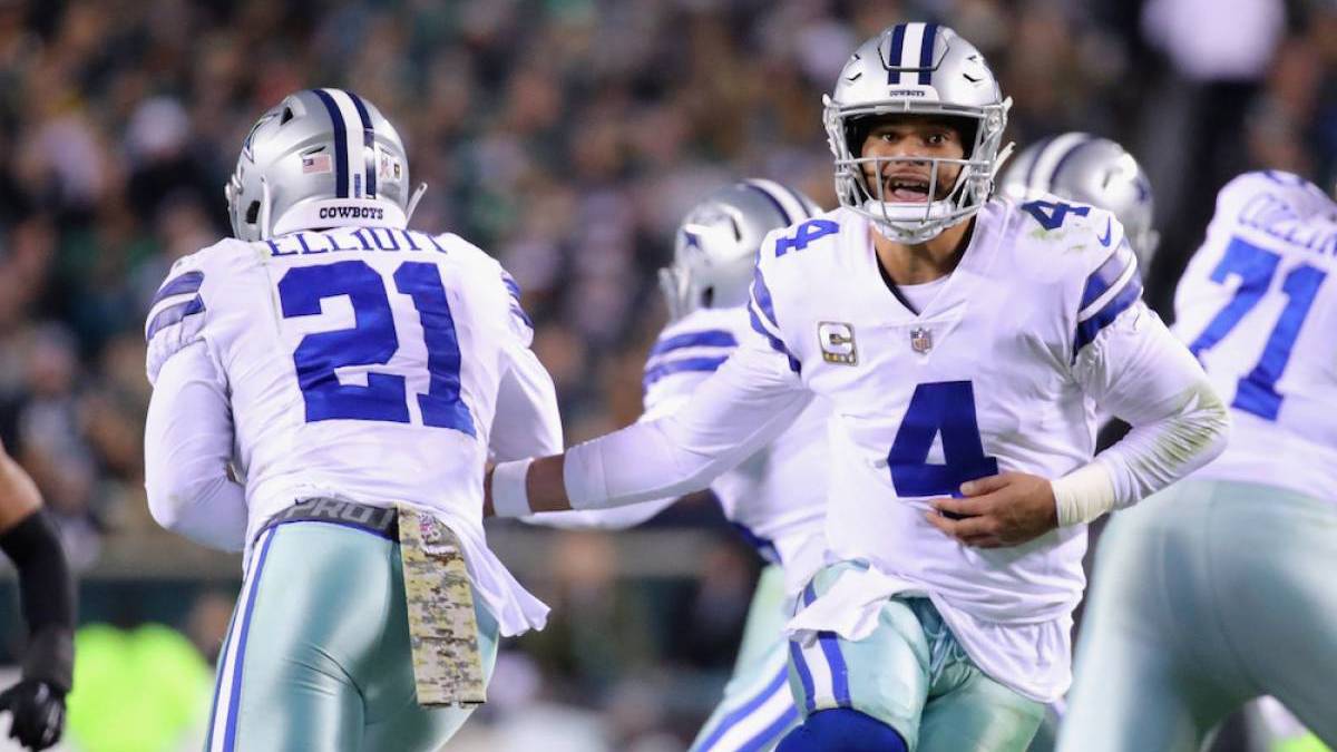 Dak Prescott y Ezekiel Elliott