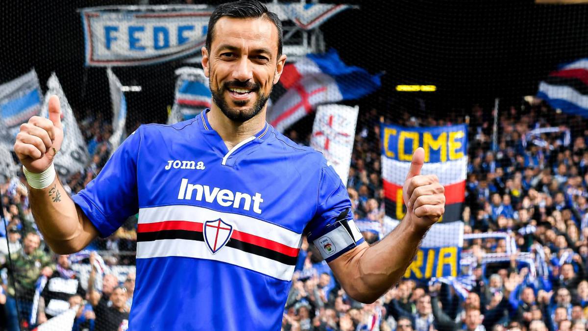 Fabio Quagliarella con Sampdoria