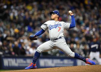 Dodgers derrota a Brewers con gran noche de Urías