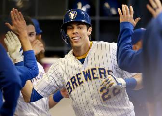 De la mano de Yelich, Brewers blanquean a Dodgers