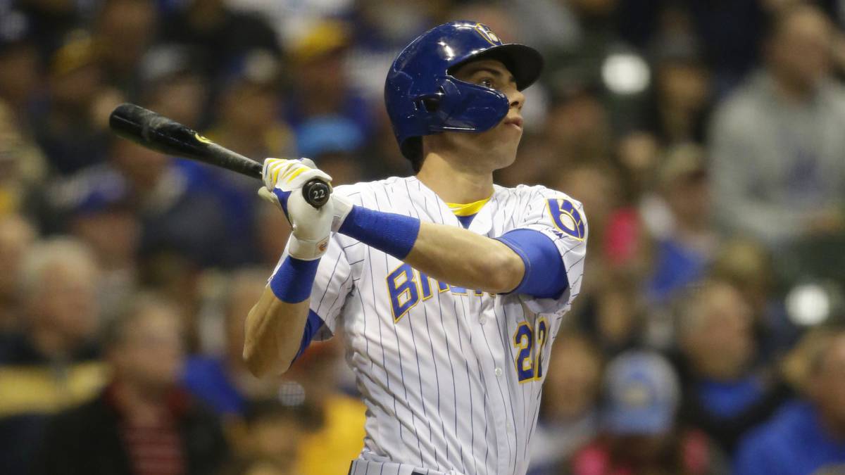 Christian Yelich contra los Dodgers