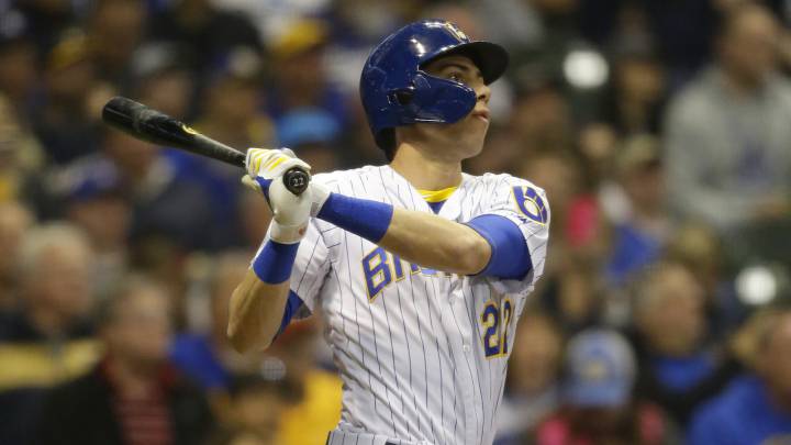 Christian Yelich contra los Dodgers