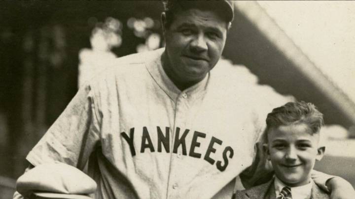 Babe Ruth en partido de los Yankees