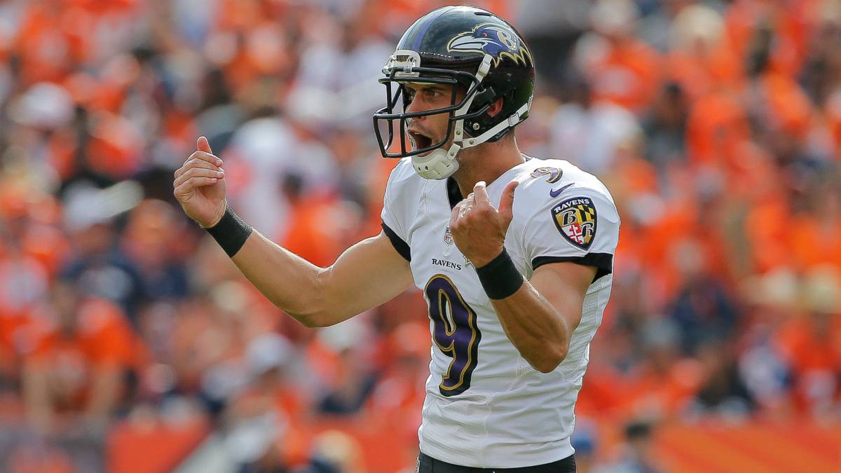 Justin Tucker con los Ravens