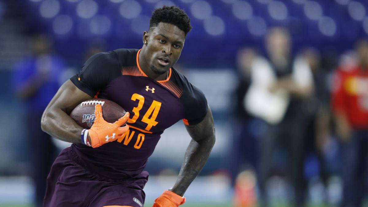 D.K. Metcalf en el NFL Combine