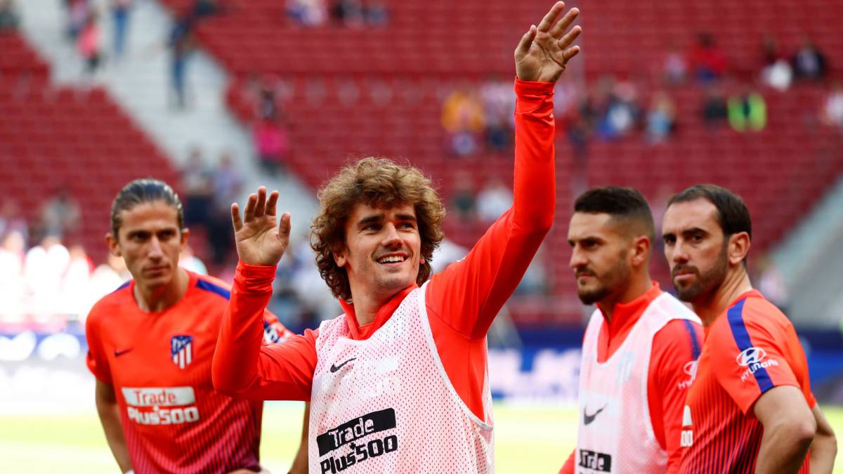 Griezmann con Atlético de Madrid
