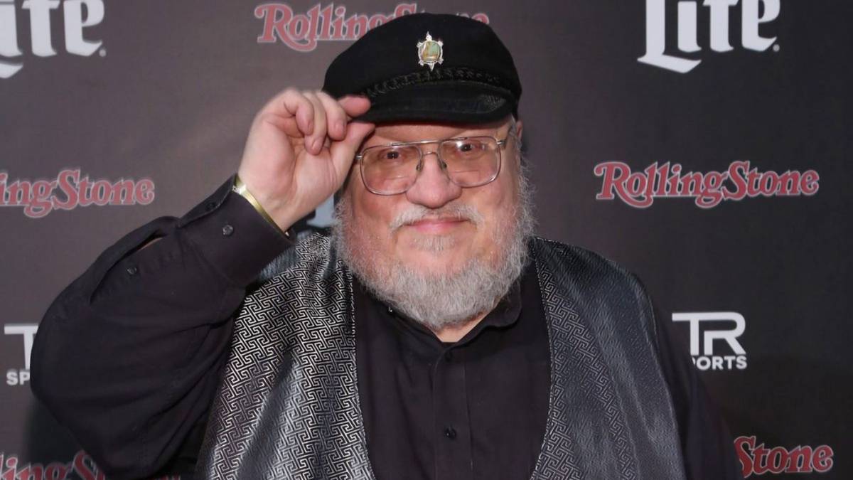 George R.R. Martin en gala de Rolling Stone