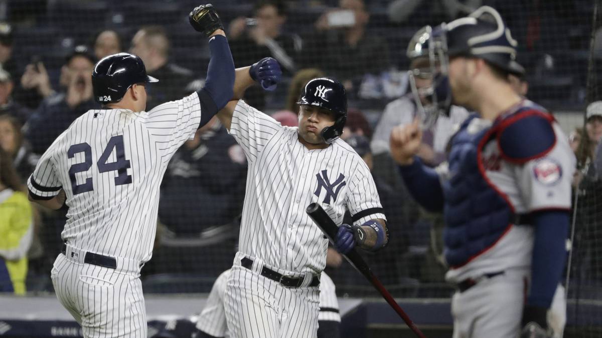 Gary Sánchez despierta y los Yankees vencen a Minnesota