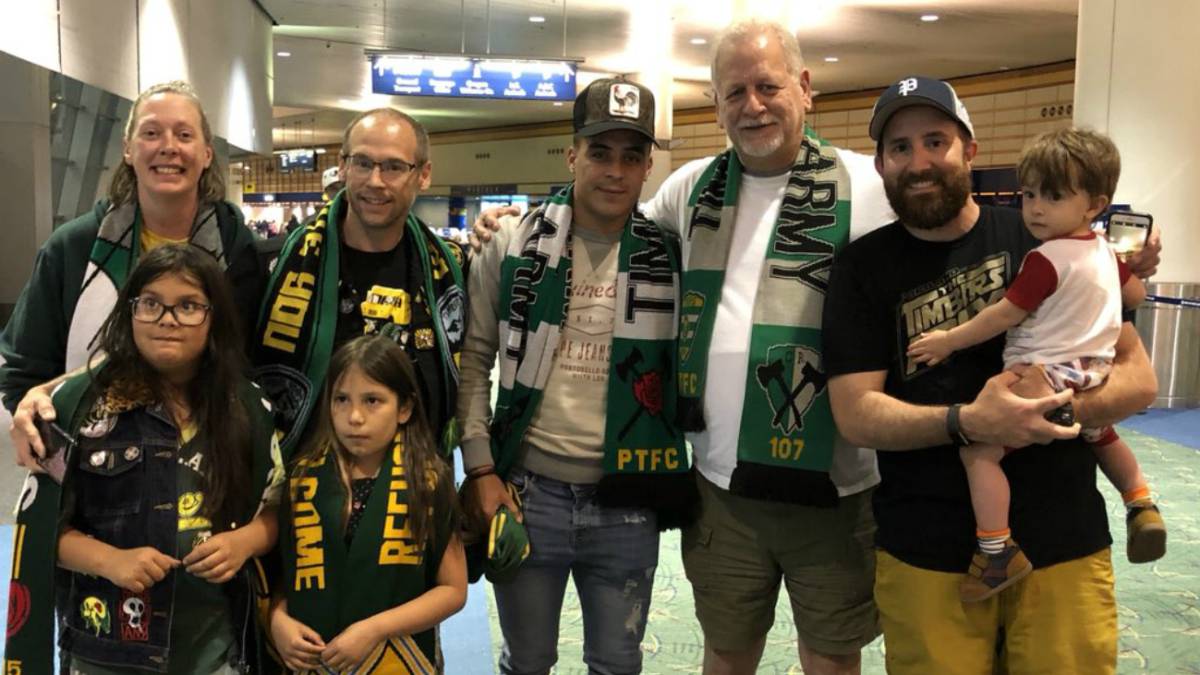 La bienvenida de Portland Timbers a Brian Fernández