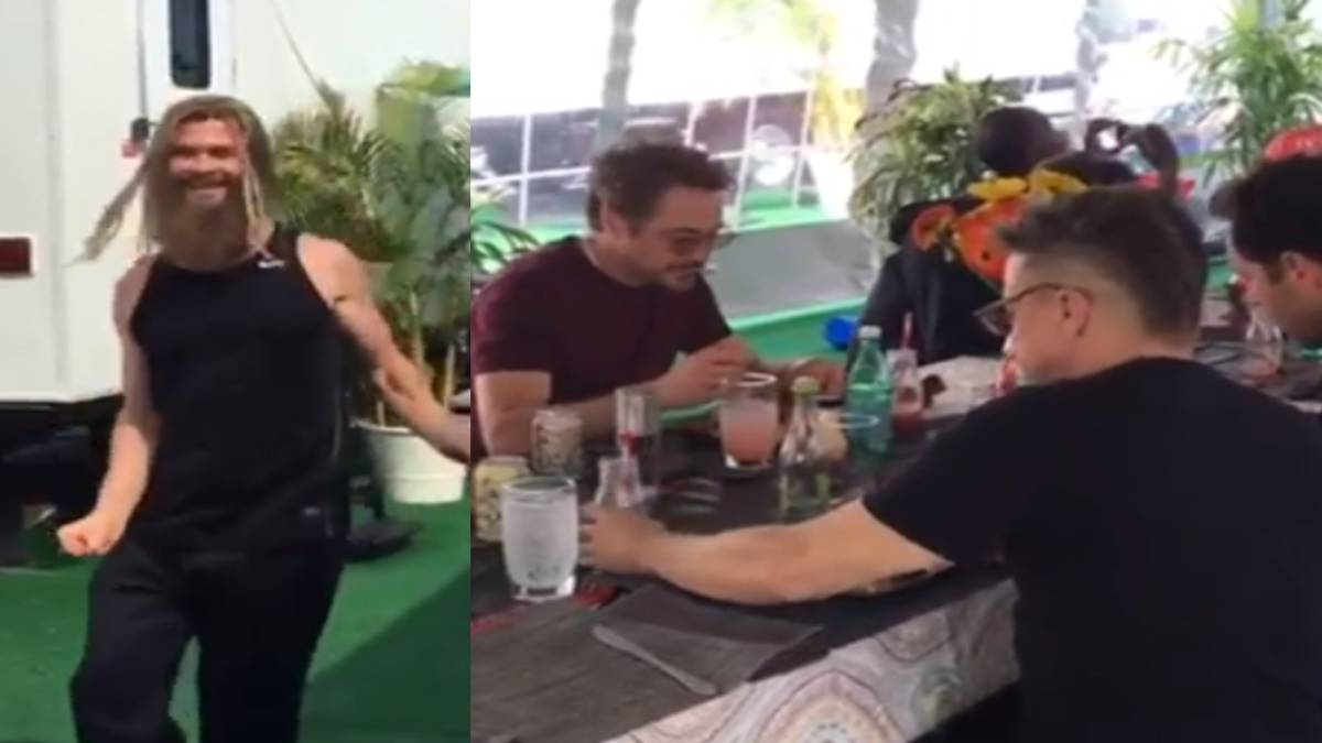 Durante la grabación de Avengers: Endgame, los actores se tomaron un descanso con estilo de una típica fiesta mexicana con todo y mariachi.