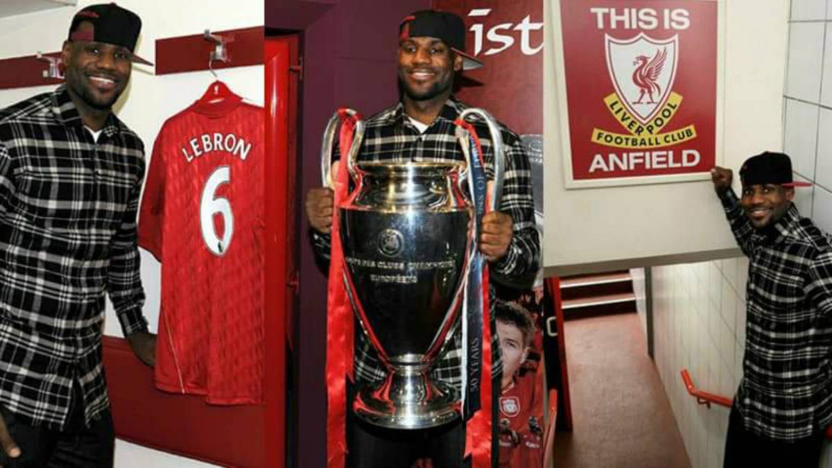 LeBron James es accionista del Liverpool y gana la Champions