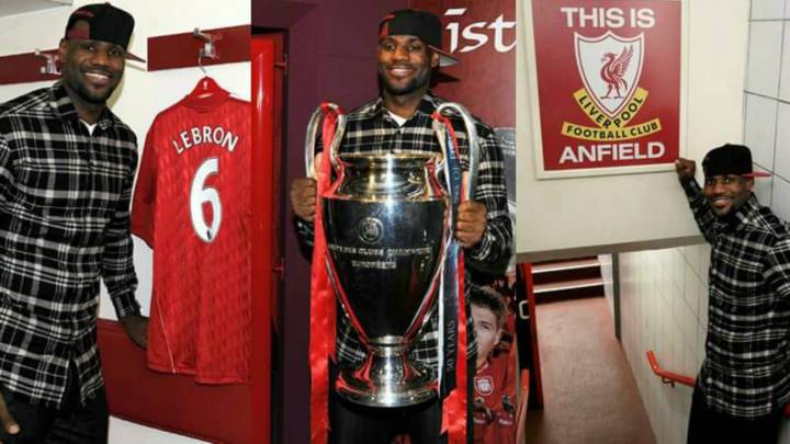 LeBron James es accionista del Liverpool y gana la Champions