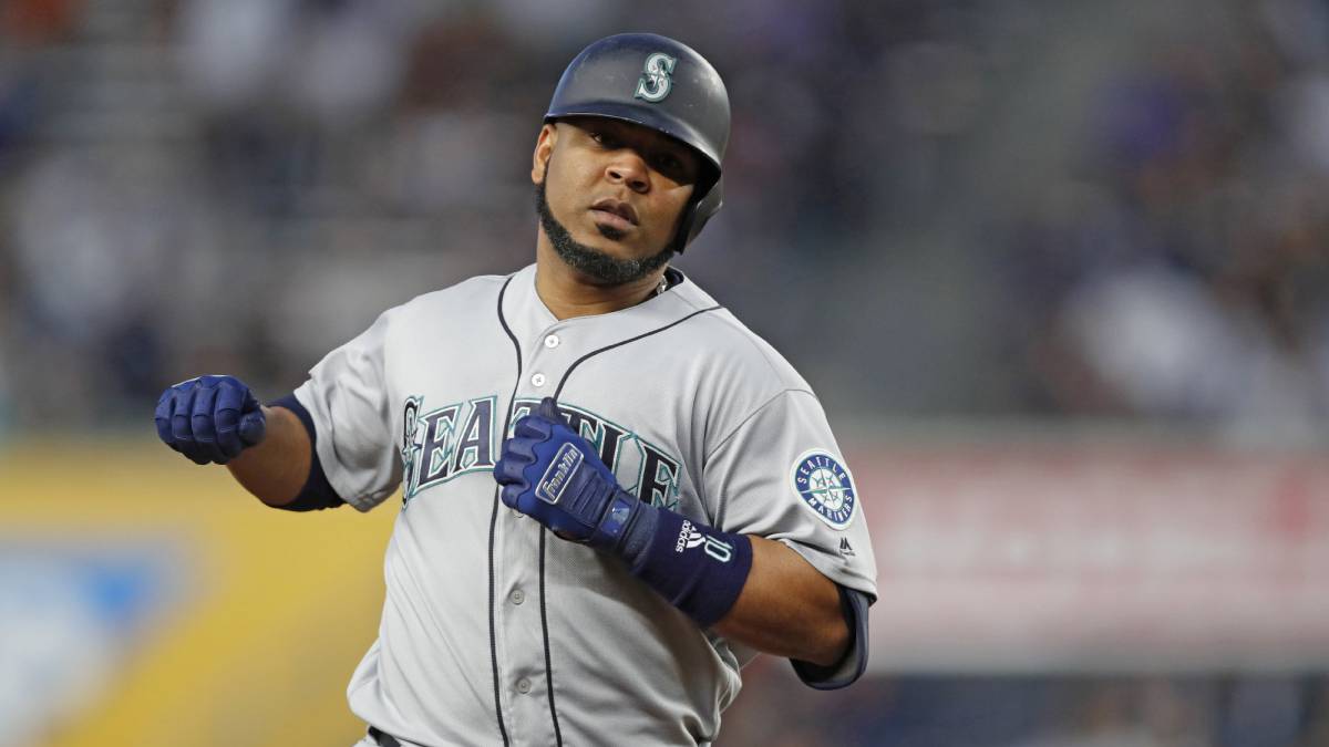 Edwin Encarnación en partido de Mariners