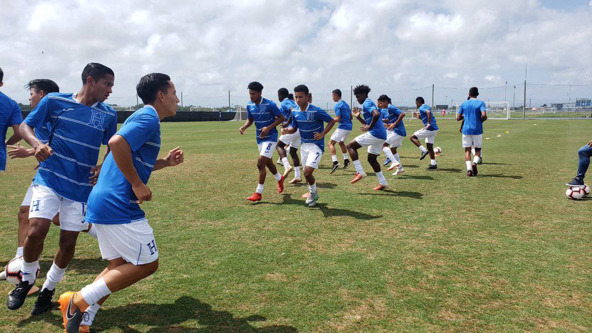 Honduras entrenando
