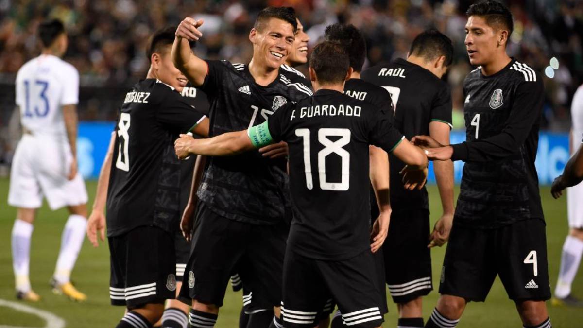 Selección de México ante Chile