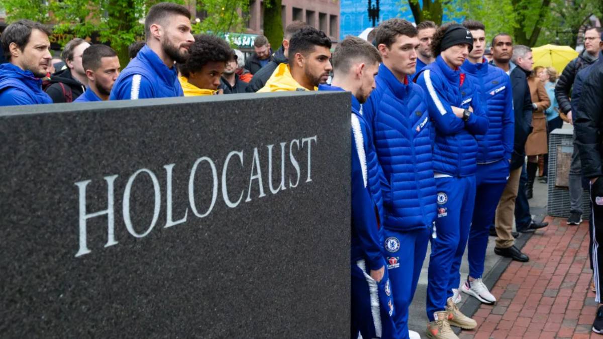 Chelsea en el Memorial del Holocausto