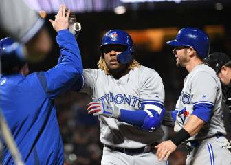 Vlad Guerrero Jr comienza su camino como jonronero