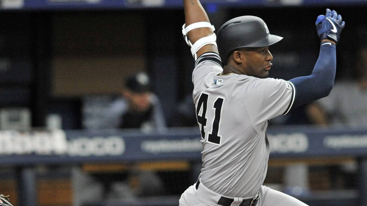 Miguel Andújar en partido de los Yankees