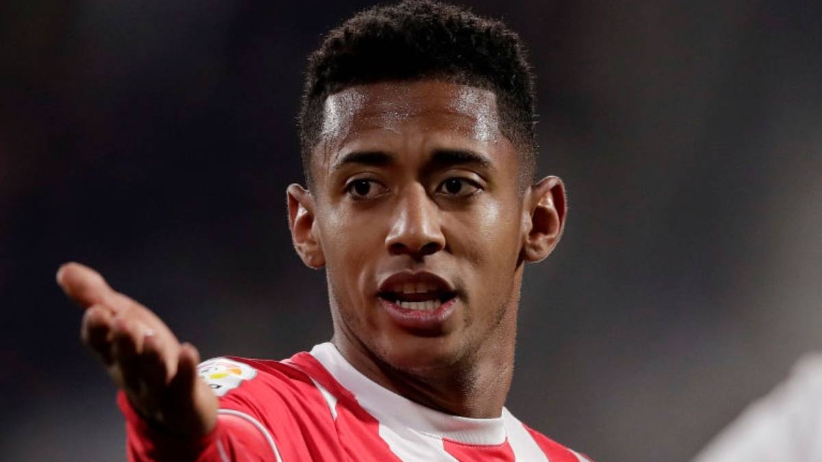 Anthony Lozano en partido con Girona ante Real Madrid