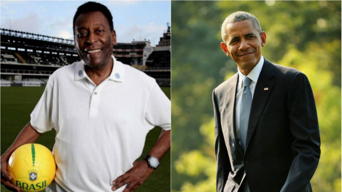 Obama y Pelé