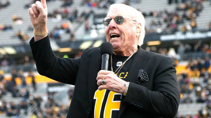 Ric Flair en evento de la CFL