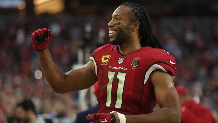 Larry Fitzgerald en partido de Cardinals