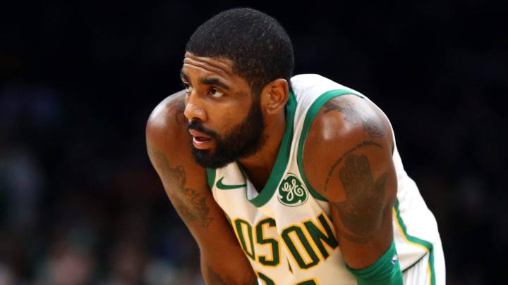 Kyrie Irving en partido de los Celtics