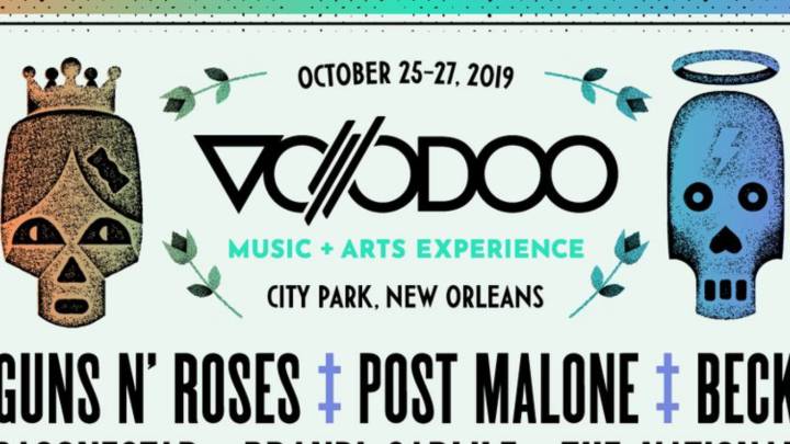 Guns N’ Roses, Post Malone y Beck encabezarán el Voodoo Music + Arts Experience que se llevará a cabo en Nueva Orleans City Park.