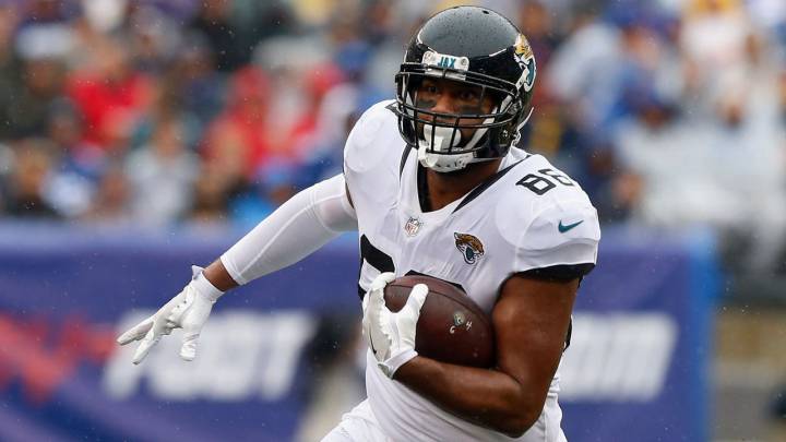 Austin Seferian-Jenkins con los Jaguars.
