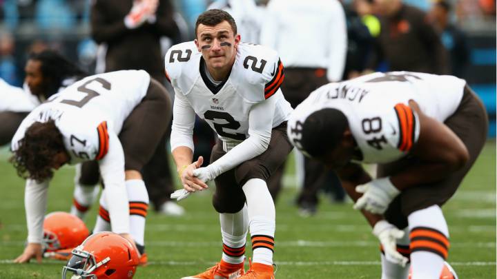 Johnny Manziel con los Browns