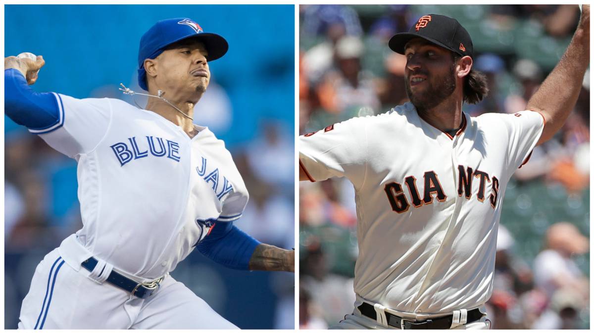 Marcus Stroman y Madison Bumgarner