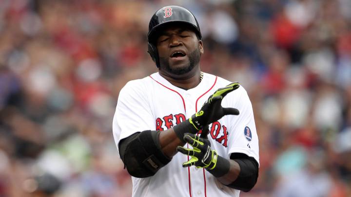 David Ortiz en partido de los Red Sox