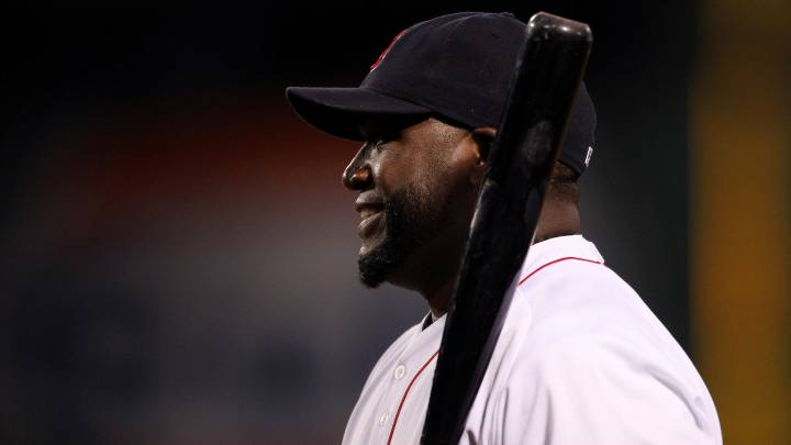 David Ortiz en partido de los Red Sox