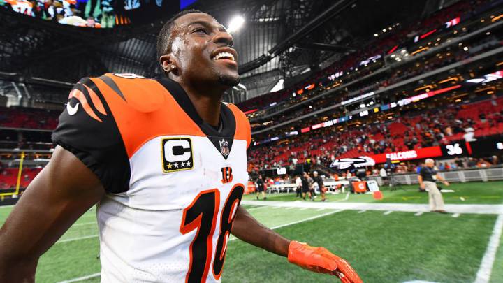 AJ Green en partido de los Bengals