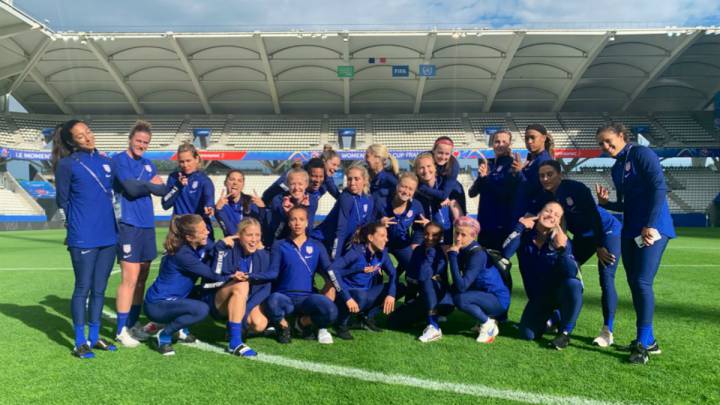 Selección de Fútbol de Estados Unidos Femenil en Francia