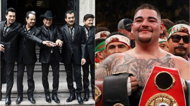Los Tigres del Norte nombran a Andy Ruiz el Jefe de jefes del box