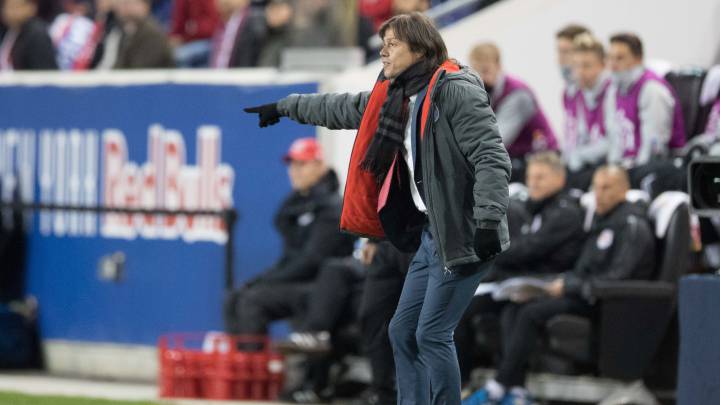 Matías Almeyda dirigiendo al San José Earthquakes
