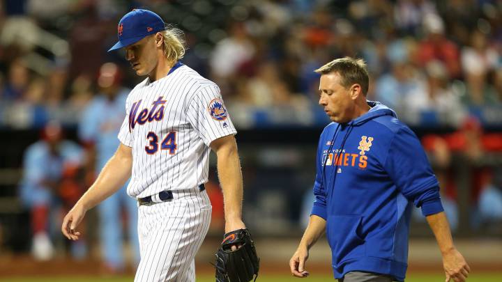 Noah Syndergaard en partido de los Mets