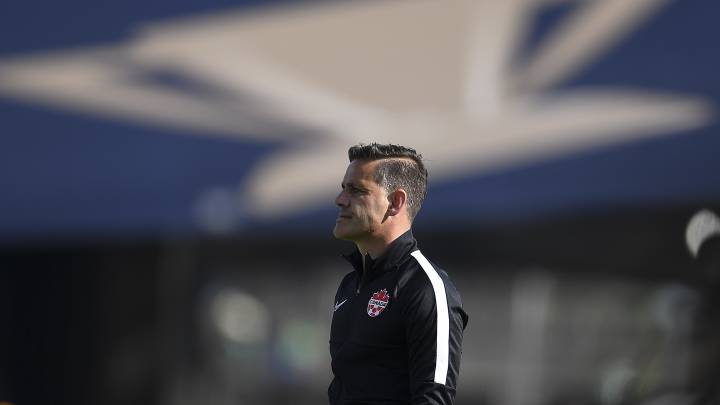 John Herdman en conferencia de prensa previo al duelo ante México.