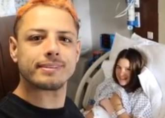 Chicharito presume con un video el nacimiento de su hijo