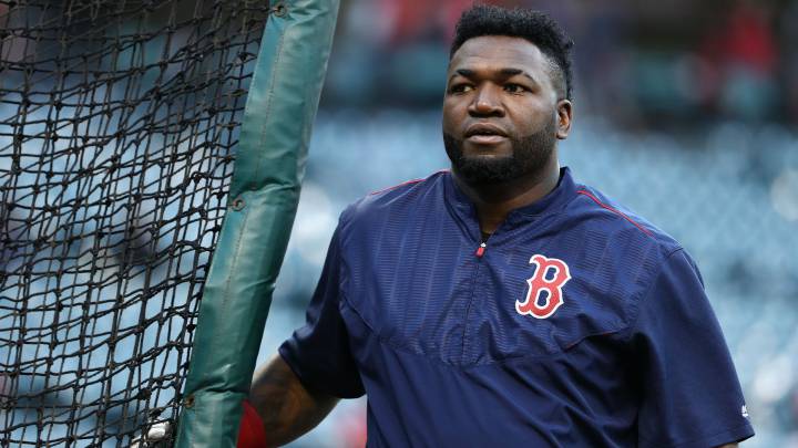 David Ortiz en partido de los Red Sox