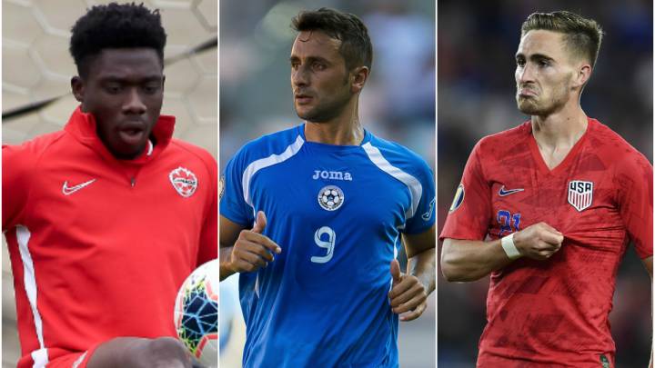 Para la presente edición de la Copa Oro hay ocho jugadores con nacionalidades poco usuales en Concacaf: Europa, Oceanía y África están presentes