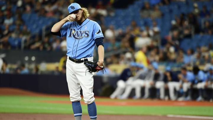 Ryne Stanek en Tropicana Field