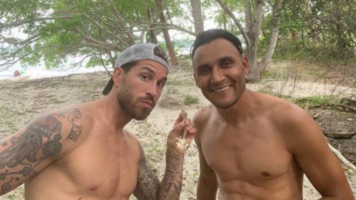 Keylor y Ramos juntos en Costa Rica