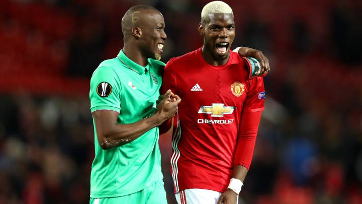 Florentin y Paul Pogba en un encuentro de Europa League.