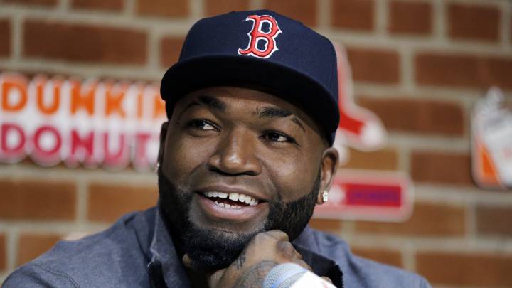 David Ortiz en conferencia de prensa