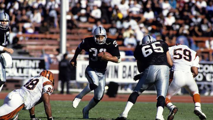 Marcus Allen con los Raiders