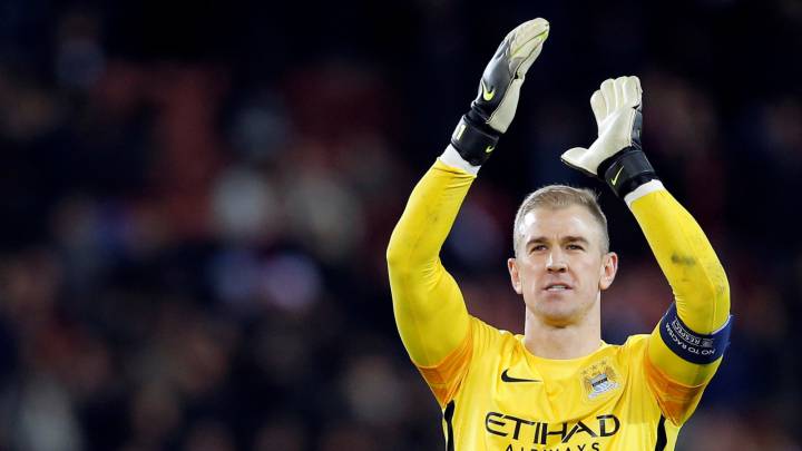 Joe Hart en el Manchester City