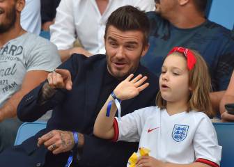El tierno momento de Beckham y su hija en el Mundial Femenil