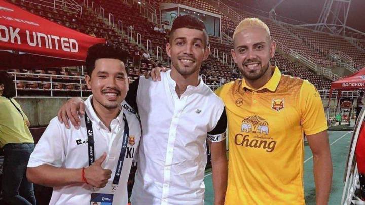 El delantero salvadoreño saltó como titular en su primer partido con el Sukhothai FC, mismo en el que enfrentaron al equipo de Nelson Bonilla.